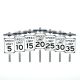 Helios Series 24"x30" Solar Powered Flashing MPH Speed Limit Sign